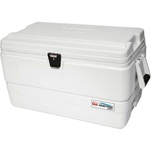 IGLOO Marine Ultra Glacière Outdoor Mixte Adulte, Blanc, 68 Litre - Publicité