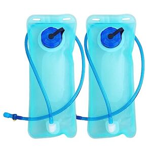 MIVAIUN 2 Pièces Poche Hydratation, 2 litres Portable Grand Sport Réservoir Poche Hydratation, Portable Poche a Eau Sacs à Dos d'hydratation Sacs d'hydratation pour Running Cyclisme Camping (Bleu) - Publicité