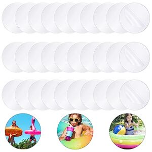 SHOWHEEL 30 PCS Patchs Adhésifs de Réparation,Patch de Réparation Étanche,Piscine Patchs Réparation,Patch Réparation Tente,Tente Réparation Autocollantes,pour Tentes de Camping, Sacs à Dos,Matelas Gonflables - Publicité