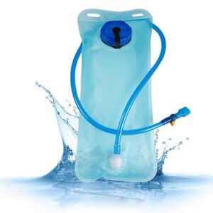 KARELLS Poche Hydratation,Pliable Poche d'hydratation,Poche Hydratation Portable 2 litres,Portable Poche a Eau Sacs à Dos d'hydratation Sacs d'hydratation pour Camping Randonnée Équitation et Escalade - Publicité