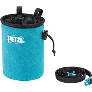 Petzl BANDI Sac à Magnésie avec Porte-Brosse Escalade Homme/Femme Turquoise - Publicité