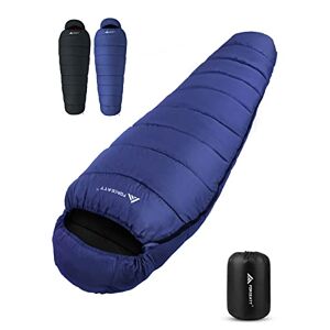 Forceatt Sac de Couchage 0~20°C 4 Saisons（210x80CM） Sac de Couchage Adulte Imperméable Sac de Couchage Compact pour Les Voyages en Sac à Dos,Le Camping, la Randonnée et Les Voyages. Publicité