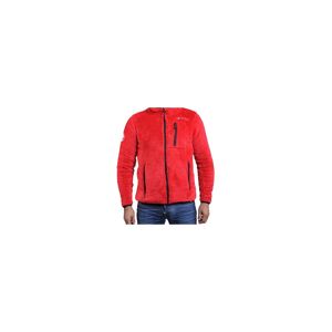 Veste polaire Peak Mountain coral sherpaCarian Rouge M Homme