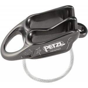 Petzl Reverso - Assureur-descendeur Grey Unique - Publicité