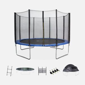 sweeek Trampoline 370 bleu avec pack d