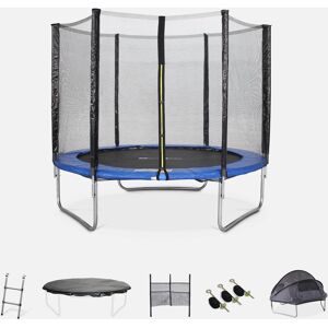 sweeek Trampoline 250cm bleu avec pack d