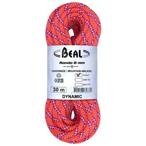 Beal - Rando 8 mm - Corde jumelée taille 20 m;30 m, bleu;multicolore;vert - Publicité