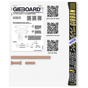 Gibbon Slacklines - Giboard Line - Slackline taille 160 x 2,5 cm;160 x 5 cm, flow;surfer - Publicité