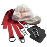 Slackline-Tools - 15 m SlackTivity Set - Slackline taille 15 m, rouge/blanc