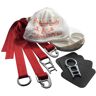 Slackline-Tools - 15 m SlackTivity Set - Slackline taille 15 m, rouge/blanc