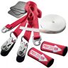 Slackline-Tools - Clip'n Slack Set 15 m - Slackline taille 15 m, rouge/blanc