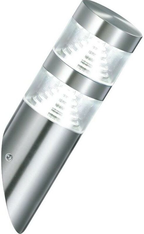 Arev - Applique torche CASTELLANE inox LED 900 Lumens