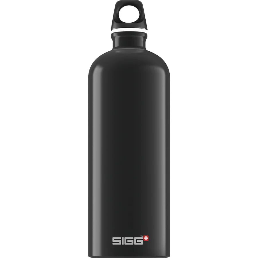 SIGG Aluminium Water Bottle, Black / 1l