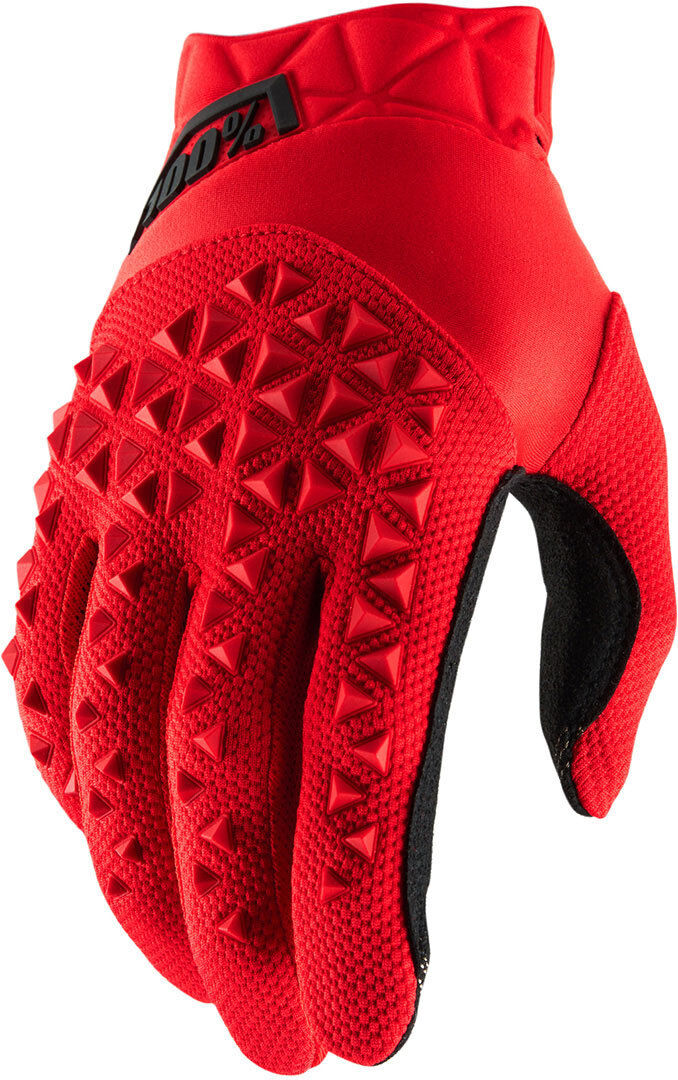 100% Airmatic Gloves  - Black Red