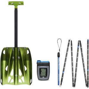 Black Diamond Alpine Avy Safety Set - ARTVA+pala+sonda Green/Blue/Black