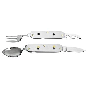 Meru Folding Cutlery - set posate da viaggio Steel