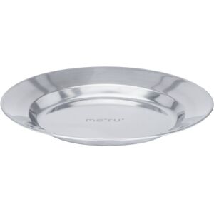 Meru Stainless Steel Plate 24cm - piatto Grey