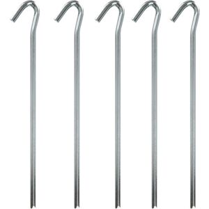 Meru Steel Three-Edged Pegs - picchetto tenda campeggio Silver