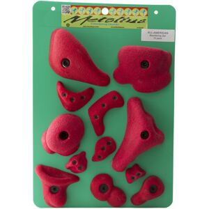 Metolius Boulder 12pk - set prese arrampicata Red