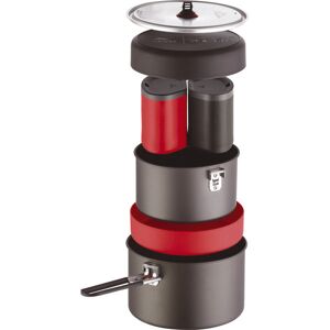 MSR Quick 2 System - set pentole e stoviglie Black/Red