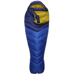 Rab Neutrino 400 - sacco a pelo in piuma Blue/Yellow Long