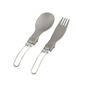 robens folding alloy cutlery set - posate grey