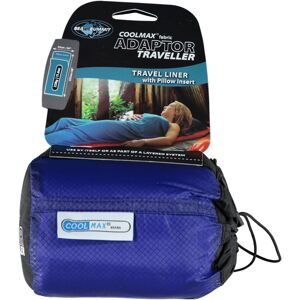 Sea to Summit Coolmax Adaptor Traveller With Pillow Insert - saccoletto Blue