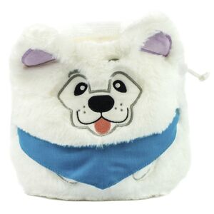 yy vertical Samoyed Dog - portamagnesite White/Blue