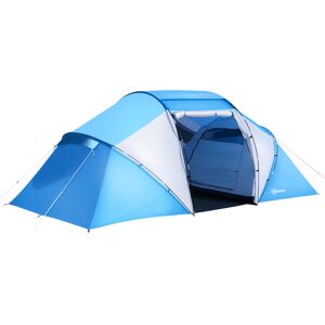 Outsunny Tenda da Campeggio per 6 Persone 460 × 230 × 178cm