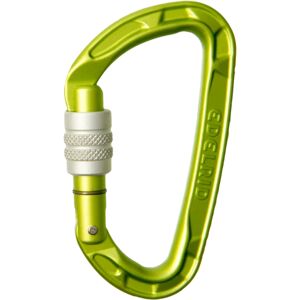 Edelrid Moschettoni pure screw, moschettone ghiera sosta oasis