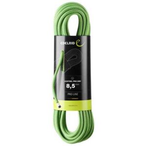 Edelrid Corde alpinismo / arrampicata kestrel pro dry 8,5mm, mezza corda 60 mt verde