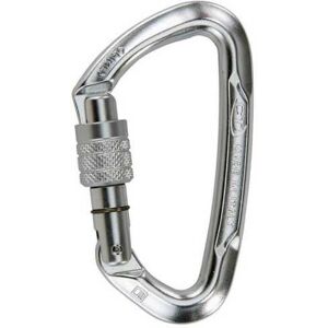 Climbing Technology Moschettoni lime sg moschettone da sosta a ghiera grigio