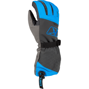 KLIM Guanti  Powerxross Asfalto-Limone Blu Elettrico