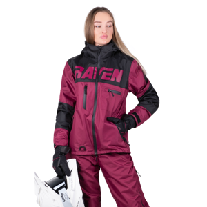 Raven Frontline Giacca Donna Nero-Viola