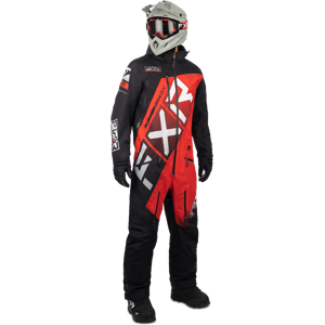 FXR Tuta  CX F.A.S.T. Insulated Nero-Rosso