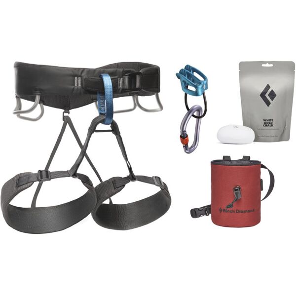 black diamond momentum men's package - kit da arrampicata grey xl