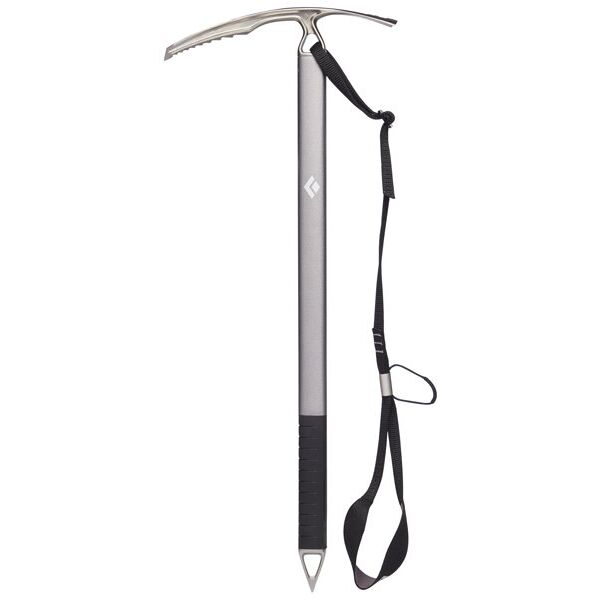 black diamond raven ice axe with grip - piccozza classica grey 70