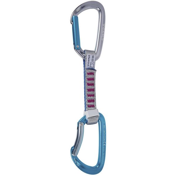 c.a.m.p. orbit express ks - rinvio arrampicata light blue/grey/red 12 cm