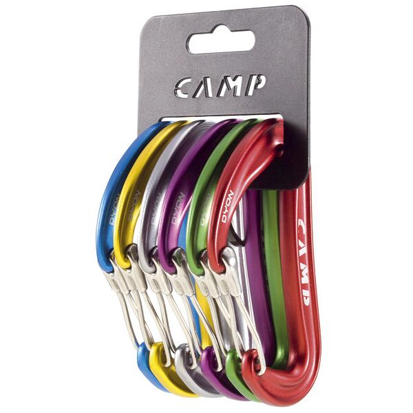 c.a.m.p. rack pack dyon - set moschettoni multicolor