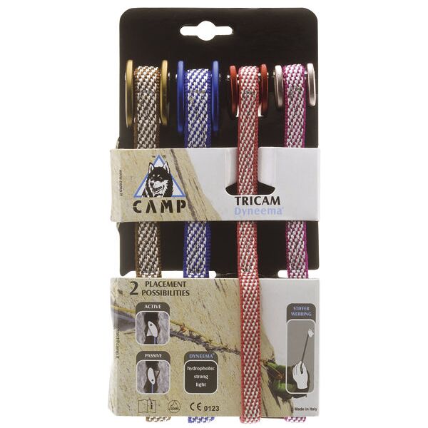 c.a.m.p. set tricam dyneema 4 pz - nuts assorted