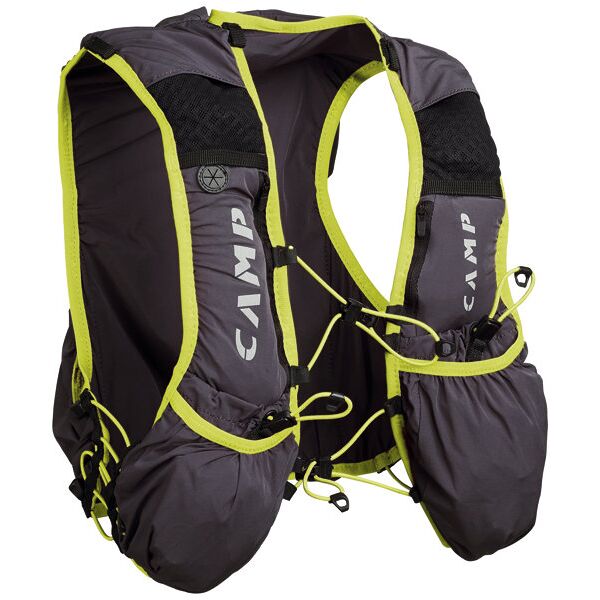 c.a.m.p. trail force 5 - zaino trail running anthracite/lime m/l (85-115 cm chest)