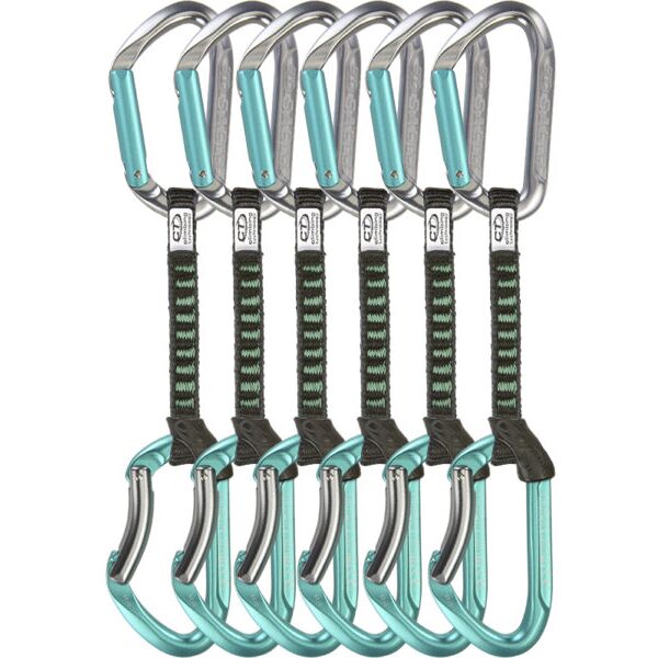 climbing technology salto set ul 6 pack - set rinvii grey/light blue