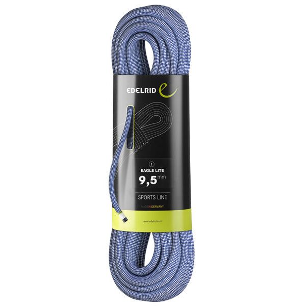 edelrid eagle lite 9,5 mm - corda singola blue 70 m