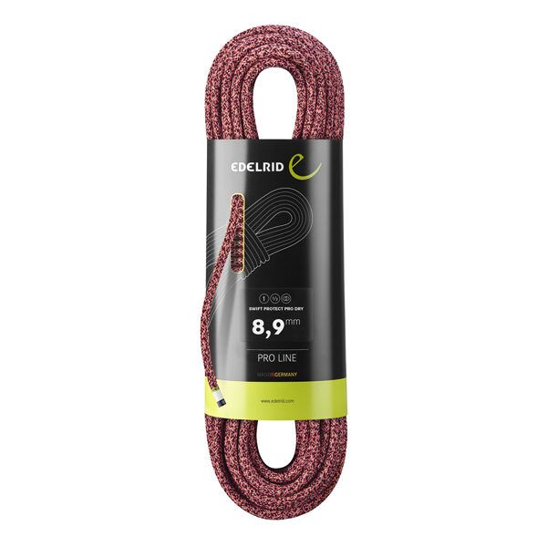 edelrid swift protect pro dry 8,9 - corda singola red 40 m