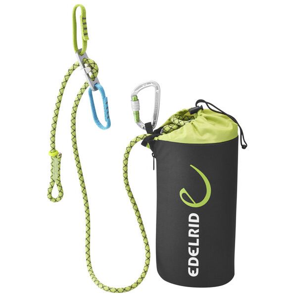 edelrid via ferrata belay kit - kit assicurazione via ferrata black/green