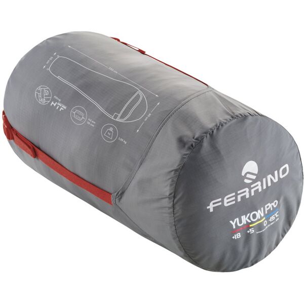 ferrino yukon pro - sacco a pelo red