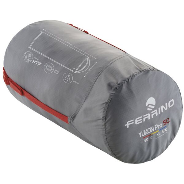 ferrino yukon pro sq - sacco a pelo red