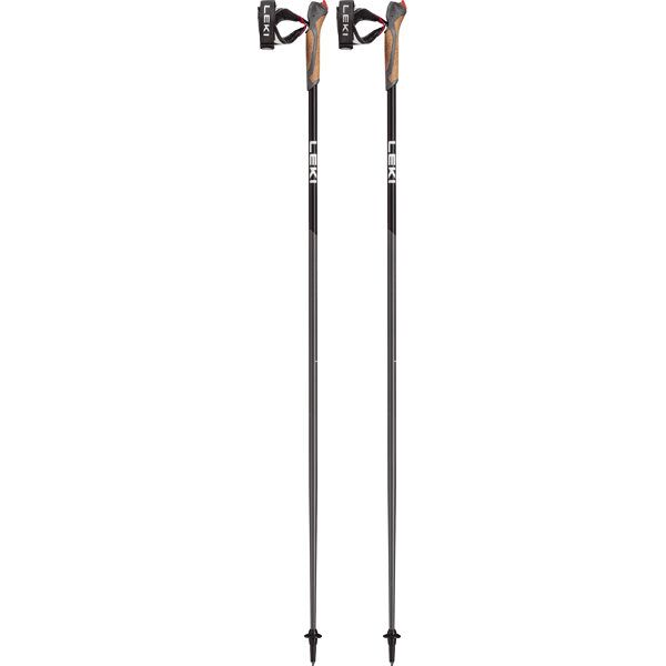 leki response - bastoncini nordic walking black/grey 105 cm