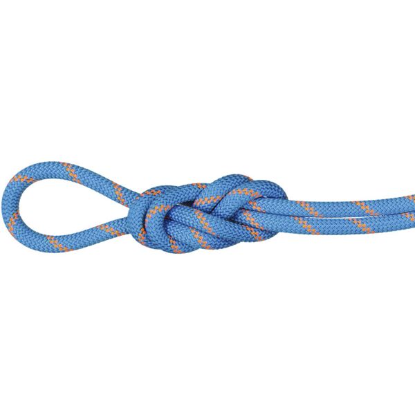 mammut 8.7 alpine sender dry rope - corda singola/mezza/gemella light blue/orange 60