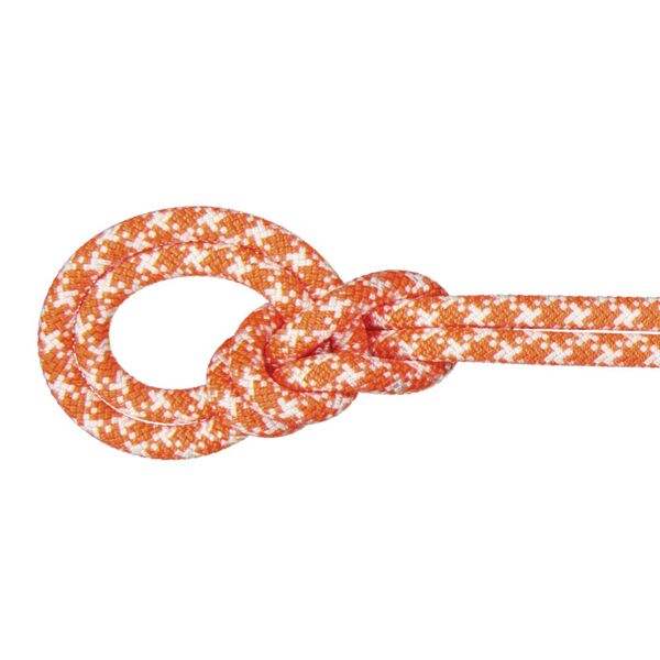 mammut 9.5 crag classic rope - corda singola orange/white 80 (standard)